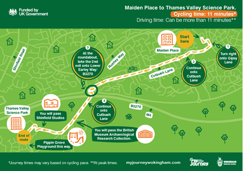 Maiden Place to Thames Valley Science Park