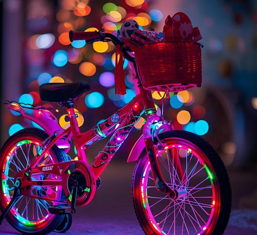 Christmas bike