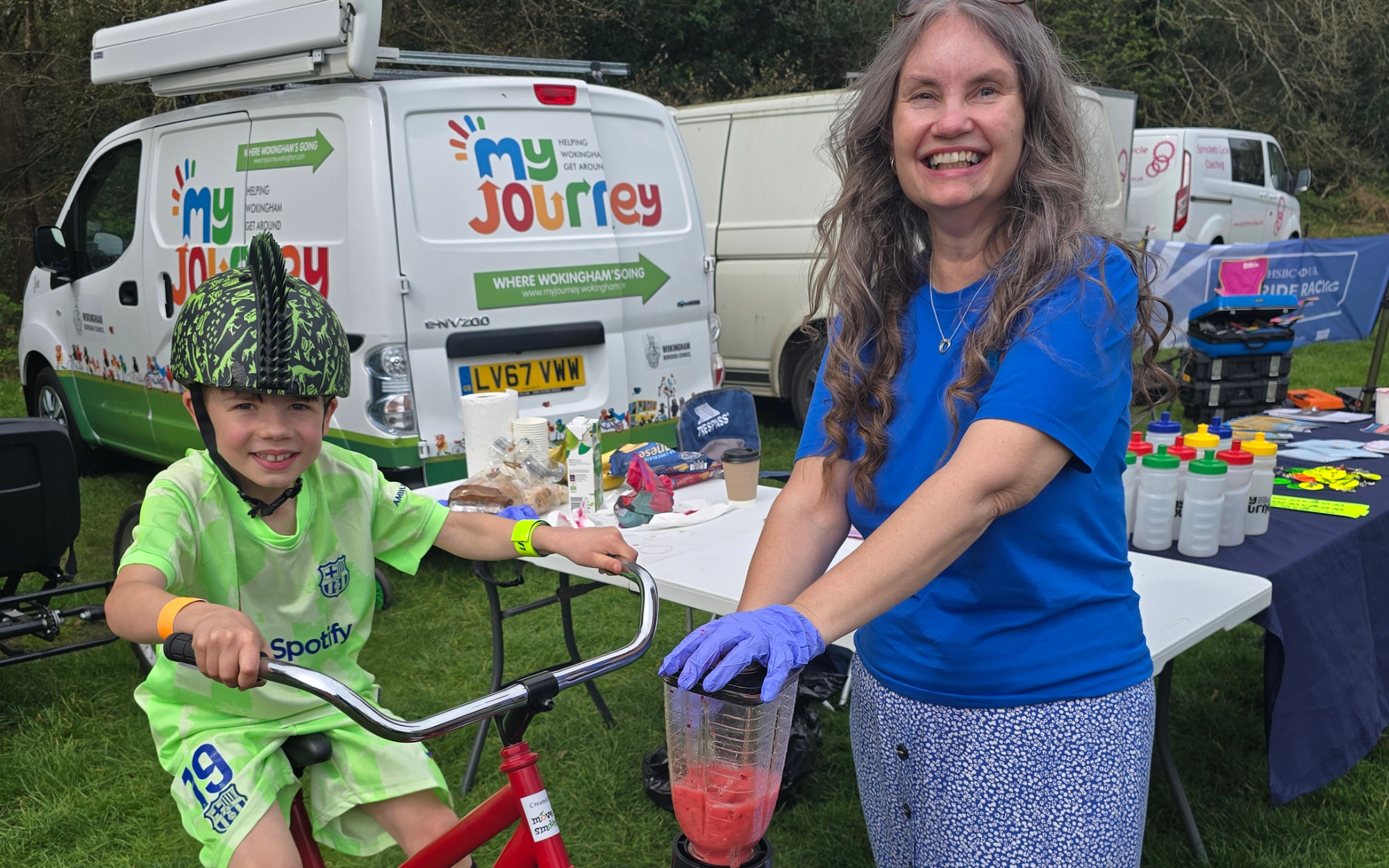 Dr Bike at Twyford Village Fete